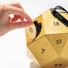 画像をギャラリービューアに読み込む, クリスマス  アドベントカレンダー ゴールド オーナメント