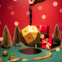 画像をギャラリービューアに読み込む, クリスマス  アドベントカレンダー ゴールド オーナメント