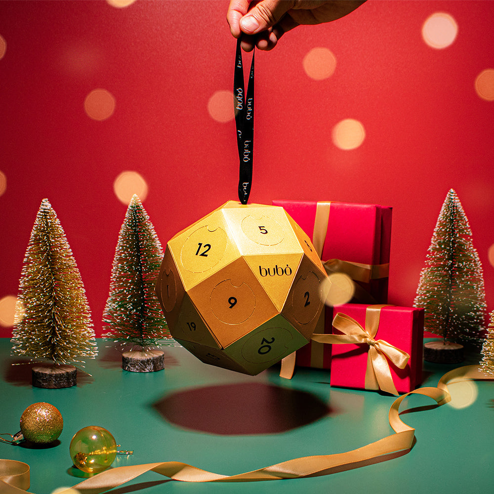 クリスマス アドベントカレンダー ゴールド オーナメント – ブボ